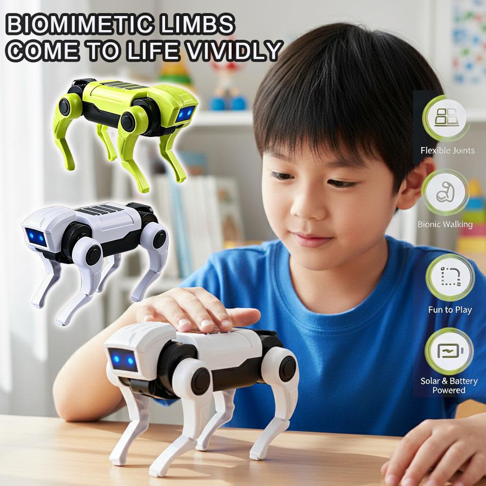 Model Kit Mecha - لعبة روبوت كلب قابلة للتجميع عن