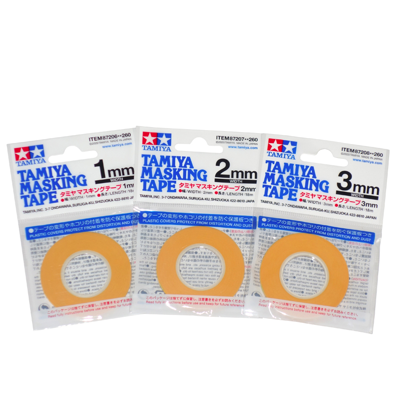 Tamiya Model Paint Set - مجموعة شريط اخفاء تاميا 87206-87207-87208 عدد
