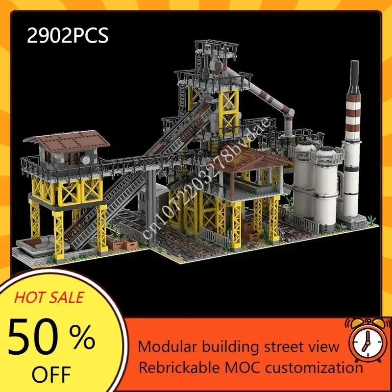 Model Kit Decals - 2902 قطعة فرن الانفجار وحدات MOC