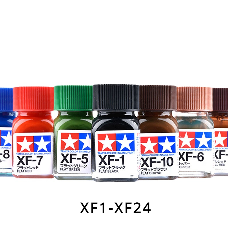 Tamiya Model Paint Set - تاميا طلاء بالمينا ، الوان مسطحة