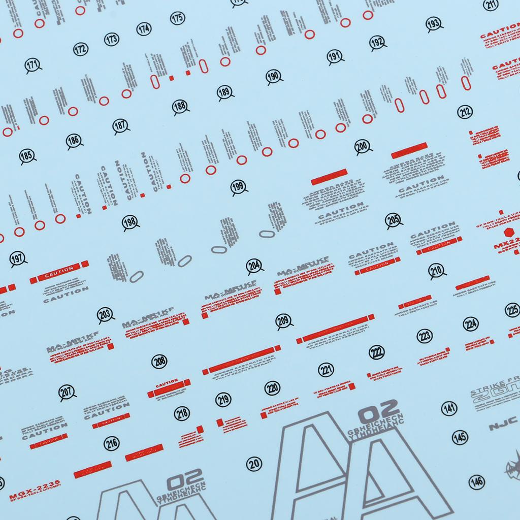 Model Kit Water Decal - ملصقات ورقية لشخصيات الأنمي والأفلام للتزيين