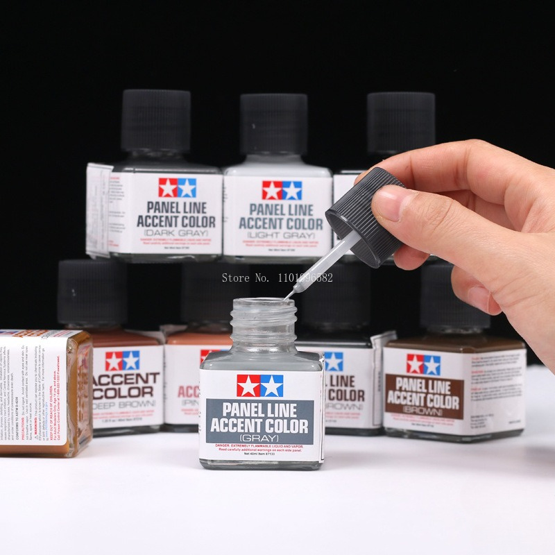 Tamiya Model Paint Set - 40 مل ملونات طلاء المينا للخطوط