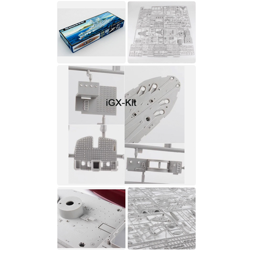 Model Kit Uss Arizona - طقم نموذج بلاستيكي قابل للتجميع من
