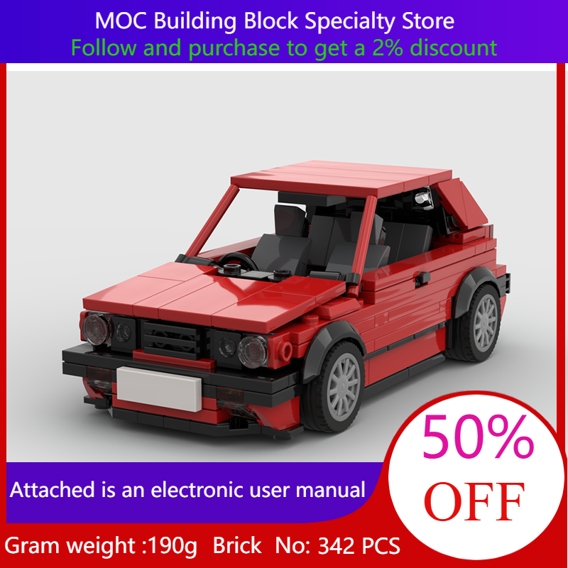 Lego Set Creator - بنة نموذج مدينة سرعة Mk2 GTI