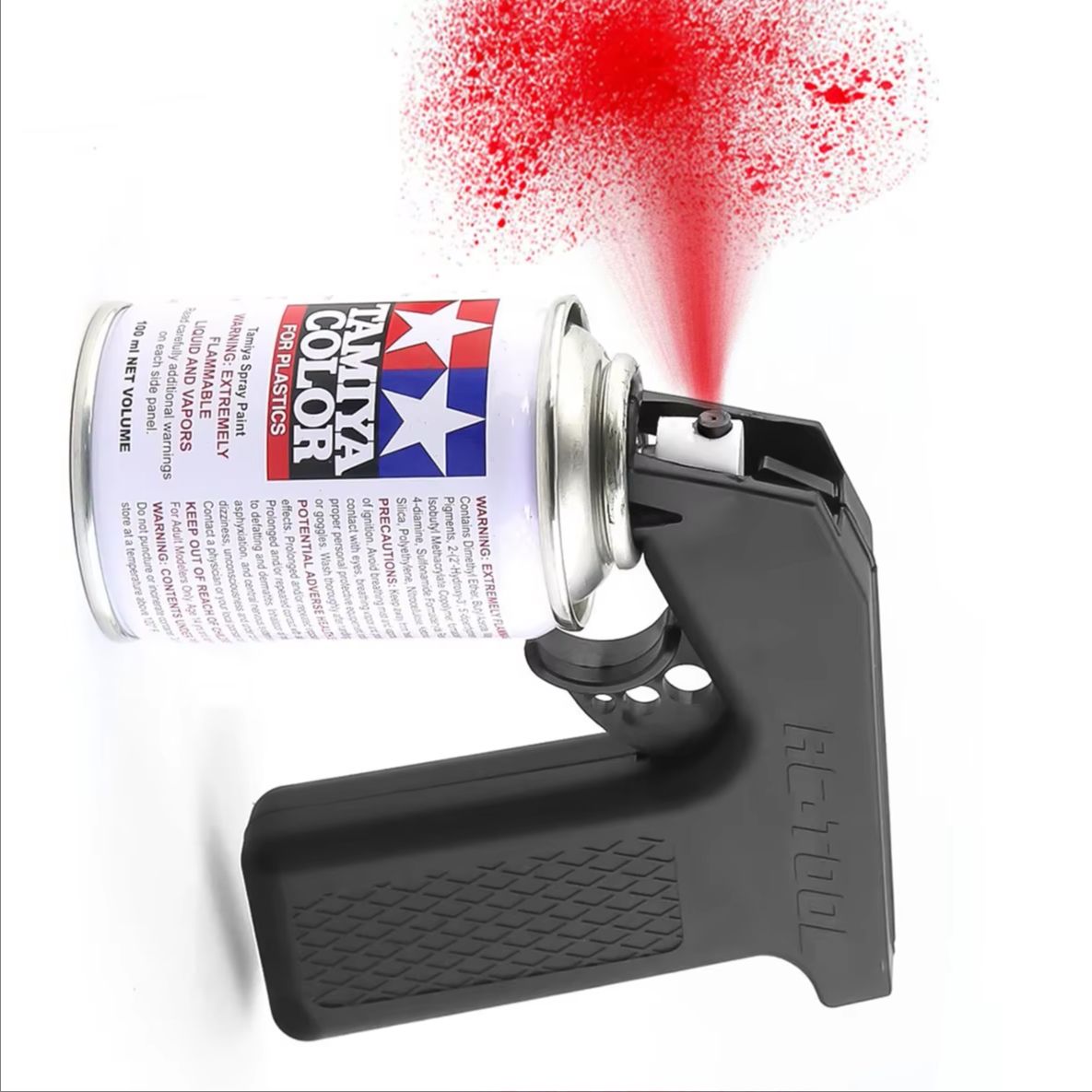 Tamiya Model Paint Set - محول زجاجة رش الطلاء تاميا، مقبض