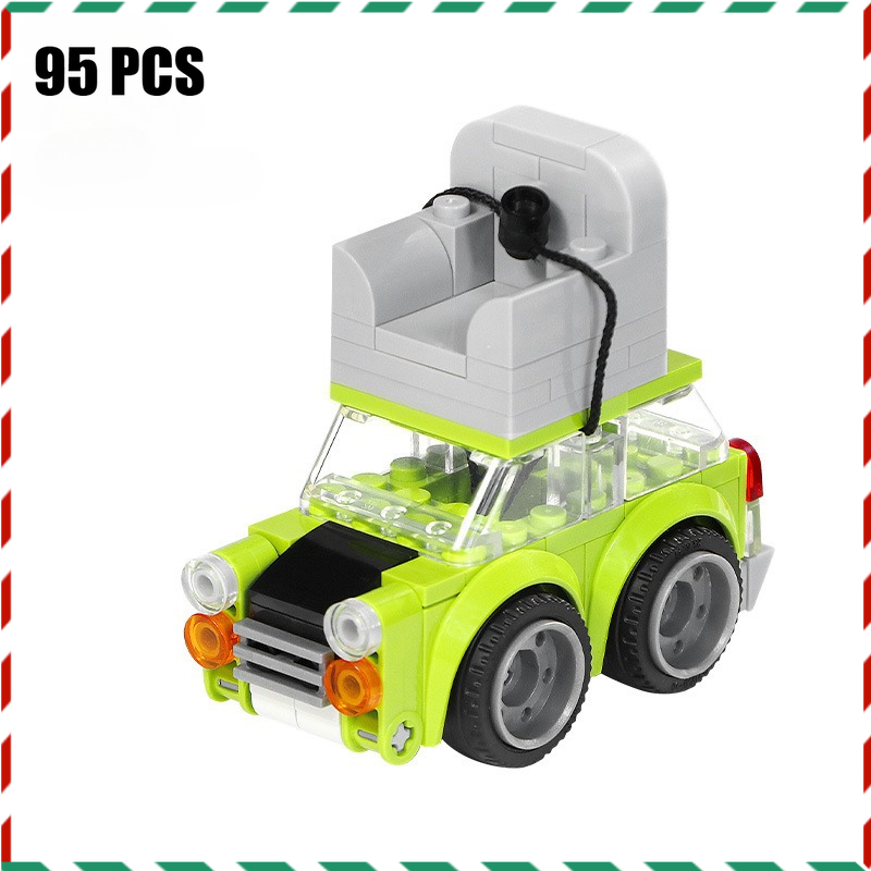 Model Kit Zero - مجموعة مكعبات بناء سيارات السباق MOC