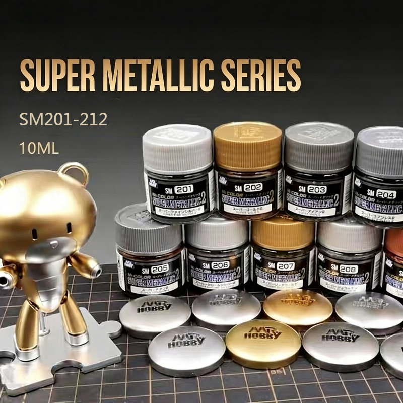 Tamiya Model Paint Set - طلاء زيتي معدني بتأثير الطلاء الكهربائي