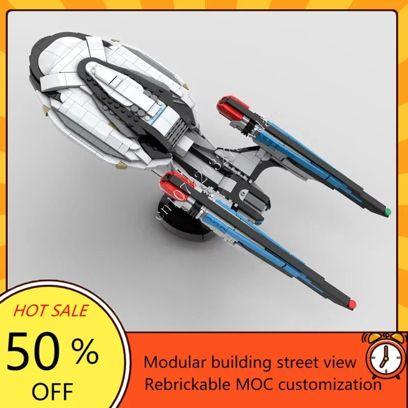 Model Kit Decals - 1050 قطعة USS Enterprise NCC1701-F حرب