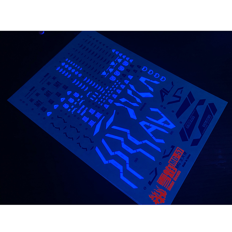 ملصقات الفلورسنت لطراز الشرائح - مراجعة Model Kit Decals وسعره