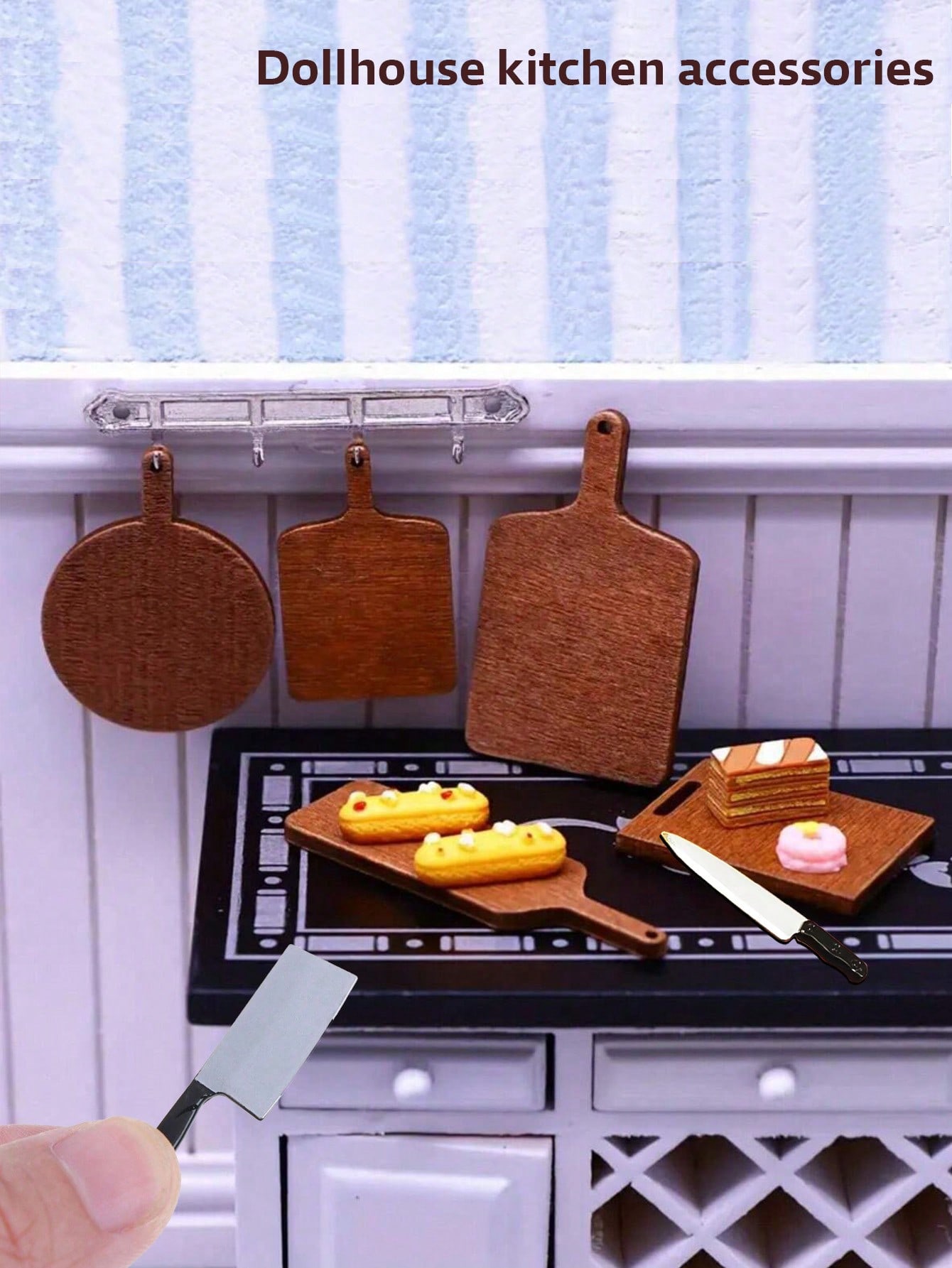 مجموعة مطبخ مصغر لبيت الدمى، ل - مراجعة Model Kit Wood وسعره