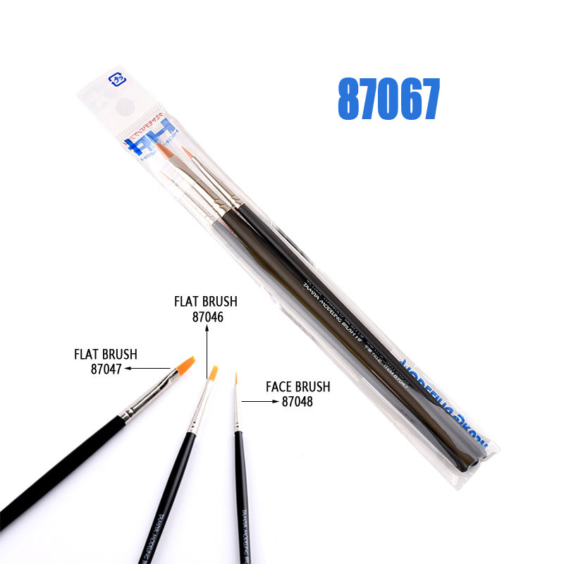 تاميا 87066/87067 النمذجة فرشا - مراجعة Tamiya Model Paint Set وسعره