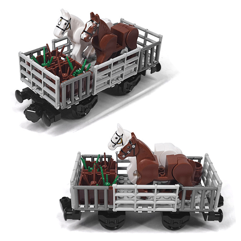 عربة نقل الحيوانات الزراعية ال - مراجعة Model Kit Horse وسعره