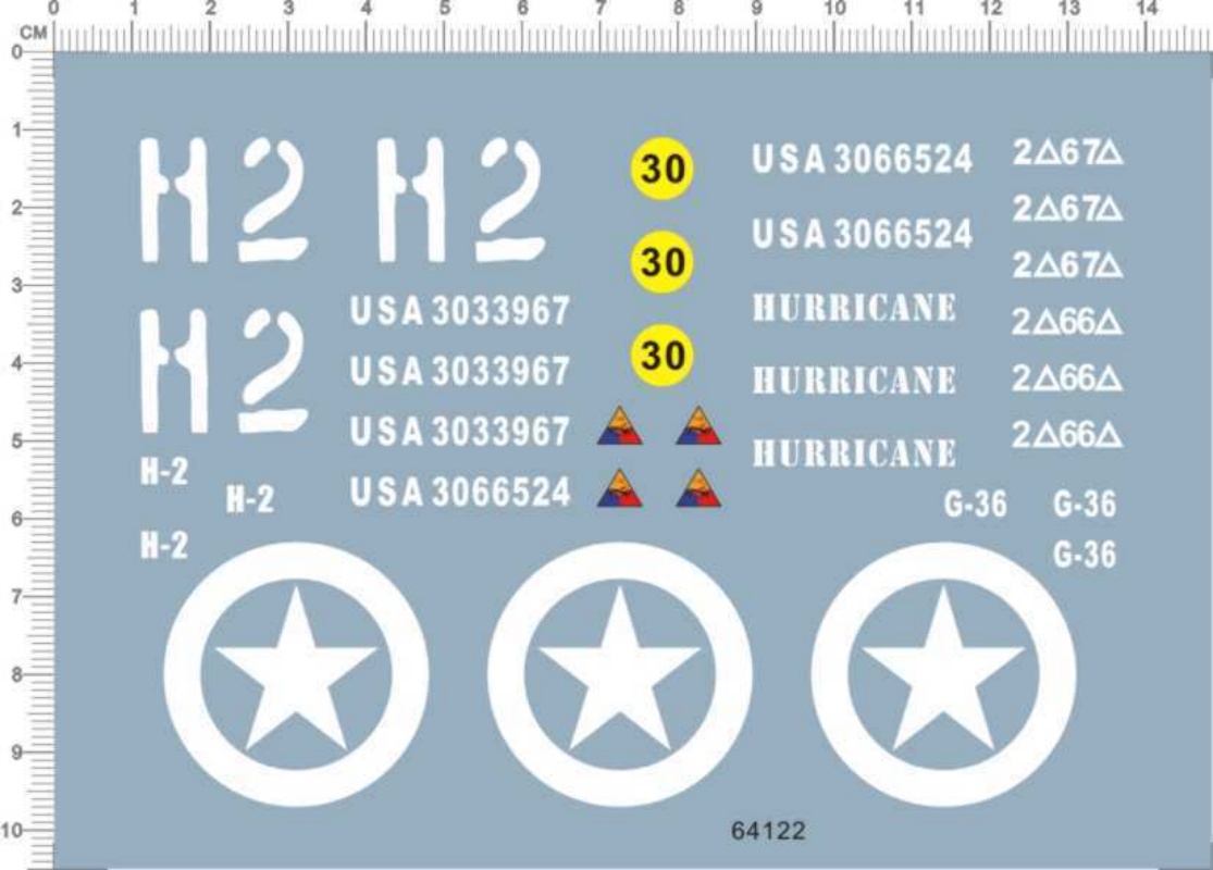ملصق مائي لنموذج دبابة شيرمان  - مراجعة Model Kit Water Decal وسعره