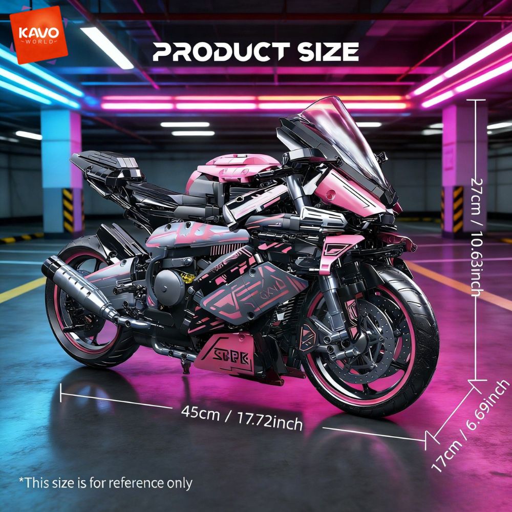 مجموعة مكعبات بناء دراجة نارية - مراجعة Model Kit In Era وسعره