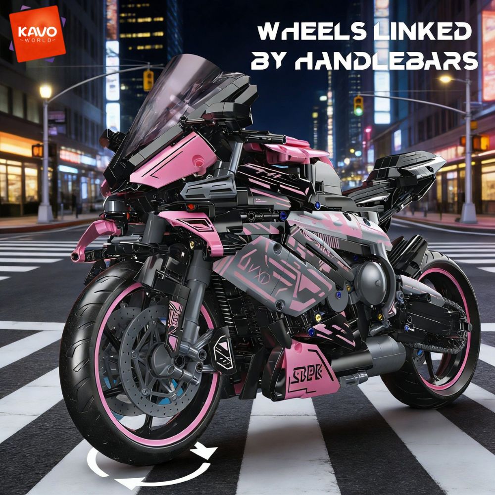 مجموعة مكعبات بناء دراجة نارية - مراجعة Model Kit In Era وسعره