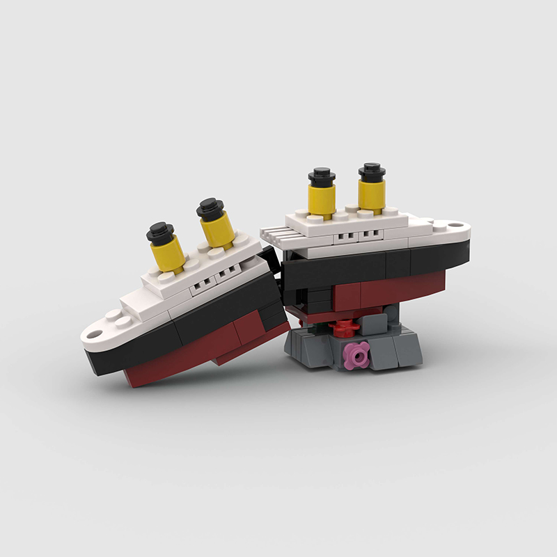 Mini RMS تيتانيك سانك نموذج با - مراجعة Model Kit Titanic وسعره