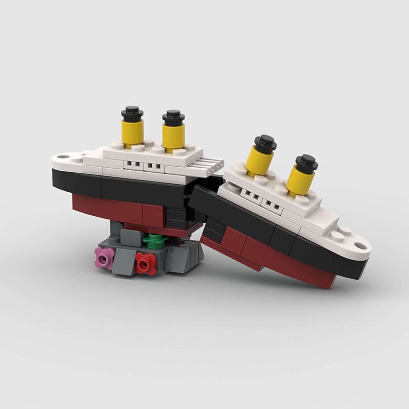 Mini RMS تيتانيك سانك نموذج با - مراجعة Model Kit Titanic وسعره