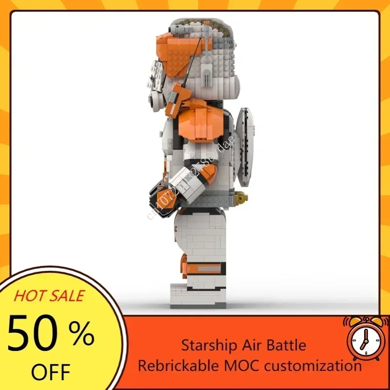 MOC خوذة معركة الفضاء سلسلة قا - مراجعة Model Kit Decals وسعره