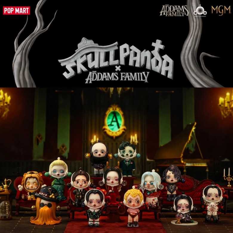 البوب مارت SKULLPanda Addams ا - مراجعة Model Kit Anime Girl وسعره