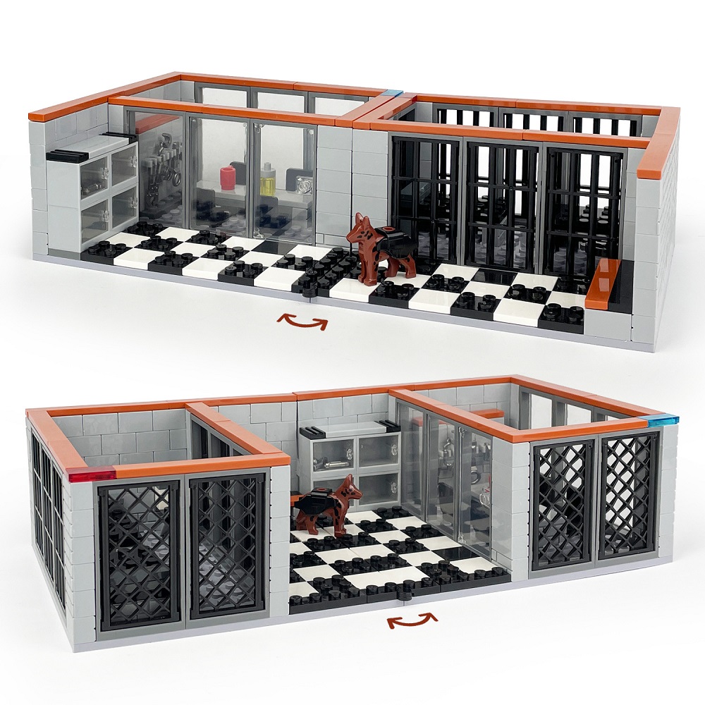 302 قطعة محطة شرطة مدينة السجن - مراجعة Lego Set Creator وسعره