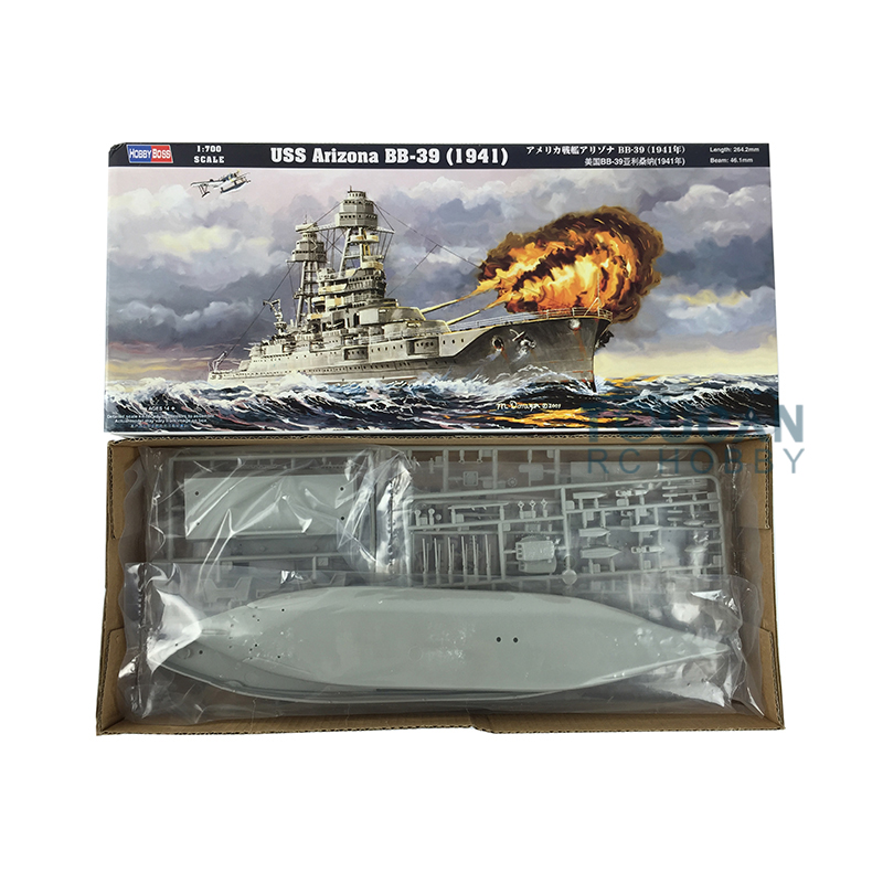هوبى بوس 1/700 نموذج سفينة حرب - مراجعة Model Kit Uss Arizona وسعره