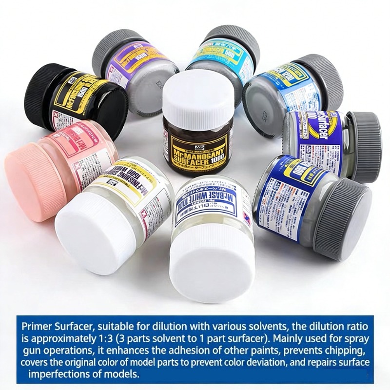 برايمر مائي من Mr.Hobby SF283- - مراجعة Tamiya Model Paint Set وسعره