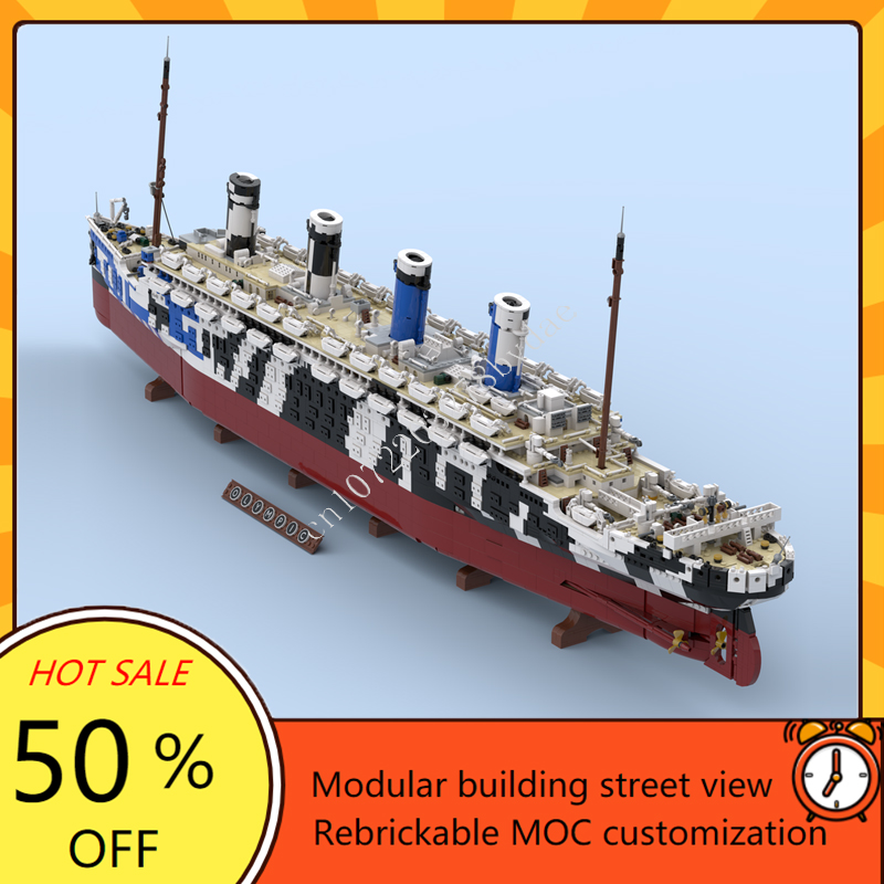 10615 قطعة MOC HMT أوليمبوس تي - مراجعة Model Kit Titanic وسعره