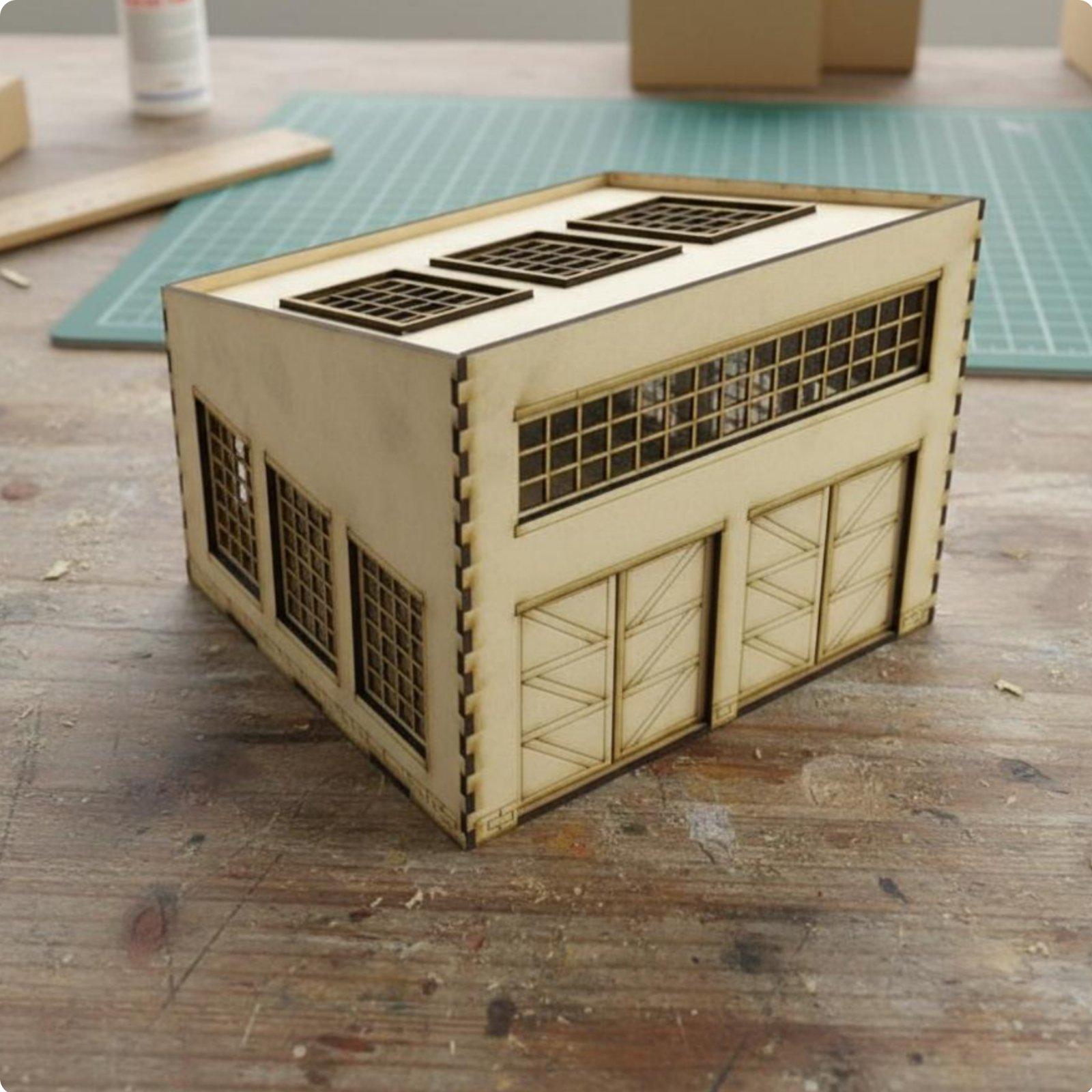 نموذج مصنع إصلاح المركبات في و - مراجعة Model Kit Wood وسعره