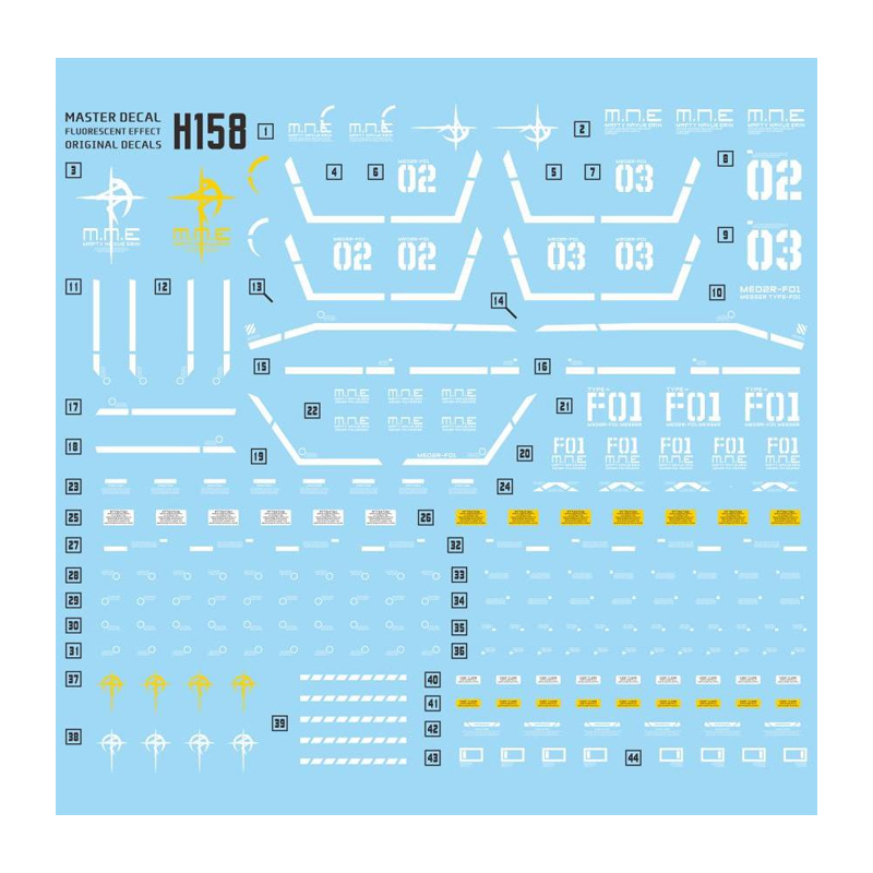 ملصق مائي جديد عالي الدقة H158 - مراجعة Model Kit Decals وسعره
