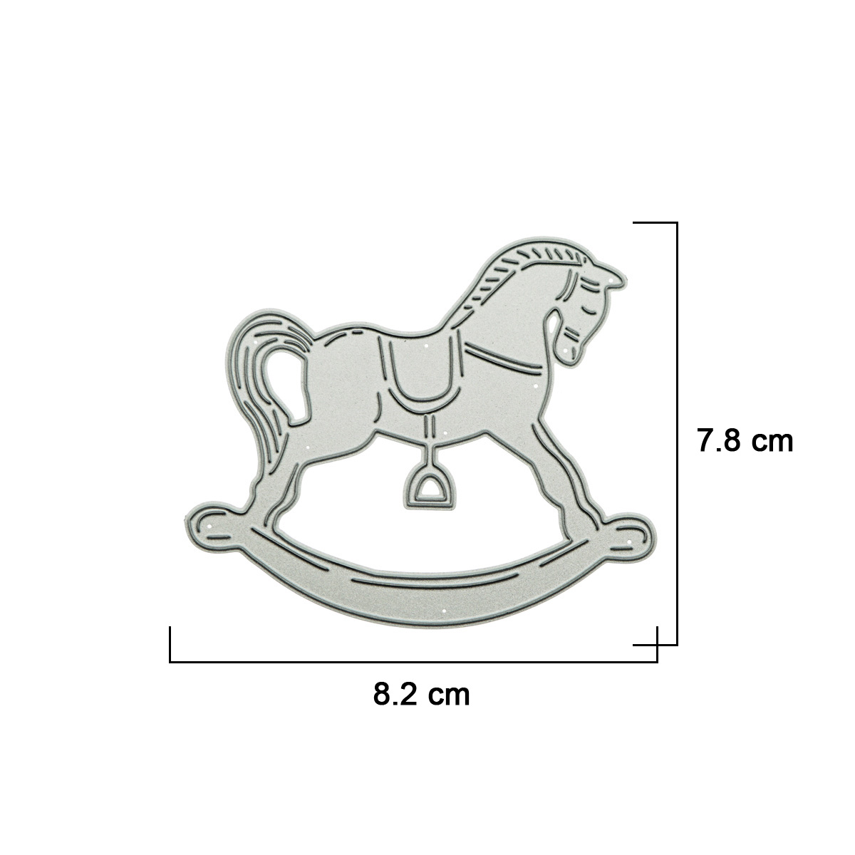 المعادن قطع يموت سكرابوكينغ خش - مراجعة Model Kit Horse وسعره