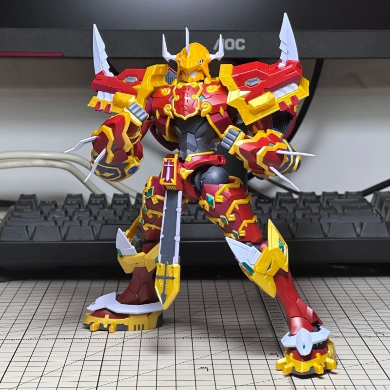 متوفر في المخزون جديد بانداي F - مراجعة Model Kit Kaisergreymon وسعره