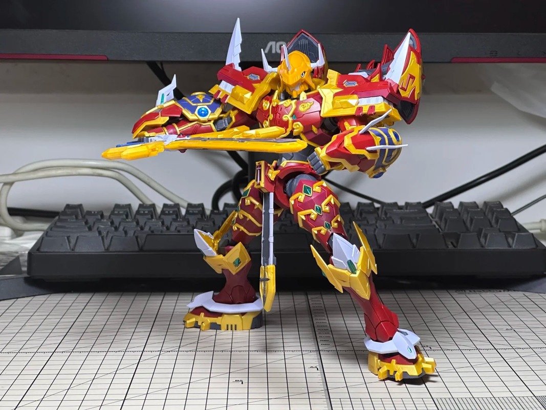 متوفر في المخزون جديد بانداي F - مراجعة Model Kit Kaisergreymon وسعره