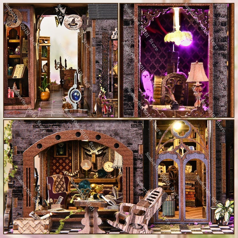 مجموعة بناء منزل خشبي مصغر، نم - مراجعة Model Kit Wood وسعره
